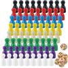 HO-SFSM 80 Pezzi Pedine Colorate Per Gioco in Legno, Giochi in Scatola, Dama, Gioco Halma, Ludo, 8 Colori con 8 Dadi per Feste, Campeggio e Riunioni di Famiglia