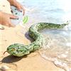 HILKKET Serpente telecomandato, serpente pitone RC da 64 cm per terra e in acqua a 5 km/h, giocattolo impermeabile per piscina