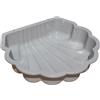 Tiktaktoo Conchiglia per sabbia e acqua, per bambini e animali, 86 cm, resistente, sicura e semplice, sabbiera senza copertura, 1 pezzo, grigio chiaro