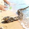 HILKKET Serpente telecomandato, serpente pitone RC da 64 cm per terra e in acqua a 5 km/h, giocattolo impermeabile per piscina