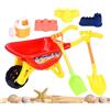 Genérico Set Giocattoli Spiaggia | Set Sabbie Luminose Carriola Pale,Kit Grande Costruzione Spiaggia | per Mare Piscina Giardino Campeggio Picnic