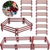 JOKILY Fence - Set di 40 giocattoli per recinzioni di cavalli, accessori per recinzioni di cavallo, accessori per recinzioni di plastica, giocattolo per mini cavallo, decorazione per paesaggi fai da te