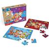 Spin Master Games PAW Patrol, confezione da 3 puzzle in legno per bambini da 24 pezzi con custodia portatile in legno, Chase, Marshall, Skye, Rubble per bambini in età prescolare dai 4 anni in su