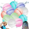 Mecctuck 12 Palloncini Acqua Riutilizzabili, Palloncini Acqua, Gavettoni, Palloncini d'Acqua Riutilizzabili, Gavettoni Riutilizzabili, Pallanuoto Piccolo per Bambini, Giocattolo da Giardino, Giochi Acqua