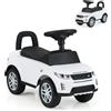 SOARS Macchina Cavalcabile per Bambini 1-3 Anni, Macchina Bambino Guida Realistica con Volante, Clacson, Ruote Antiscivolo, Spazio Nascosto, Carico 25 KG, Regalo Bambino per Ragazza e Ragazzo (Bianco)