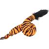 Bohue Coda animale peluche tigre leopardo mucca coda accessori costume vestire puntelli per Halloween Cosplay partito