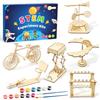 JTgugu kit elettronico per bambini dagli 8-14 anni, set di esperimenti scientifici STEM, kit di costruzione in legno fai da te puzzle 3D, giocattolo educativo con esperimenti tecnologici regalo per ragazzi