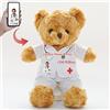 MeterBear Orsacchiotto Peluche Personalizzato con Foto Testo o Benedizione, Regalo per Infermiere Dottore, Orsetto di Peluche Teddy Bear come Regali Personalizzati per lui lei Natale Compleanno (20cm)