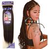Ser Mulher Extension capelli Treccine Pre-Stretched 100% Kanekalon Afrelle 160g - IDEALI per Box Braids e Treccine Africane, Morbidi, Leggeri, Facili da Intrecciare, 115 cm NEW ULTRA BRAID (Dark Brown)
