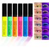 Mrettick Neon Mascara 6 Colori, Impermeabile, Di Lunga Durata, Senza Agrumazione, Colorato Audace Trucco Degli Occhi Per L'uso Quotidiano E Halloween Festa Di Natale Di Nozze (6, #2)