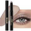 Erinde Matita per ombretto con brillantini, resistente all'acqua e a lunga durata, crema Shimmer Crayon Eyeliner, Metallic Shimmer Eyeshadow Pen #09 Champagne Shimmer