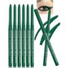 Erinde Set 6 Pezzi Matita Eyeliner in Gel, Kajal Waterproof e a Lunga Durata, Altamente Pigmentato, Tratto Resistente alle Sbavature, Punta Retrattile, Applicazione Morbida e Scorrevole, 07# Verde