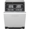 LG Lavastoviglie a scomparsa totale | QuadWash Serie 3, Classe A 44dB | 14 coperti, Tre cestelli di carico, Vapore TrueSteam, Info Light, Cerniere sliding | Acciaio