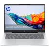 HP OmniBook 7 14-fr0000sl, PC Portatile 14", Display 14" 2K OLED Antiriflesso, Notebook, Intel Core Ultra 7 255U, 16GB RAM, 1TB SSD, Intel Graphics, Windows 11, Computer Portatile, Argento, QWERTY