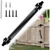 Choonjin 36cm Molla Chiudiporta Automatico Choonjin®, Chiudiporta Regolabile, Chiusura Porta Automatica con Viti, per Cancelli da Giardino, Cancelli in Legno e Recinzioni Agricole (36 x 3,9 x 3,9 cm)