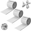 HXHWKEN 6400 Pezzis Mini Mosaico Piastrelle Autoadesive Mosaico a Specchio Quadrato