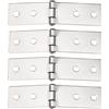 DRELD 4 pz in lega di zinco senza telaio cerniera piega senza cornice balcone finestra cerniera senza telaio porte e parti resistere crepa 74*20mm
