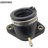UNDEFINED Isolatore del carburatore dello stivale del connettore del CABURETOR del collettore di aspirazione per HONDA HELIX CN250 CN 250 ELITE CH250 assemblaggio dell'isolante del CARB