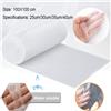NONE 1 pz 100x100mm stabilizzatore di ricamo solubile in acqua pellicola solubile in acqua fredda solubile in acqua supporto per ricamo processo fai da te