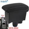 inaxh Per Renault Duster Bracciolo Per Dacia Duster Auto Bracciolo Box 2019-2022 Console Centrale Scatola di Immagazzinaggio Decorazione Accessori in pelle