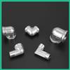 NONE Raccordi ad angolo retto in acciaio inossidabile 1/2 "3/4" 1 "BSP filettatura maschio femmina adattatore rapido accoppiatore Konektor Untuk Udara Minyak Gas