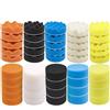 VIBRATITE 10 pz 3 pollici tampone per lucidatura schiuma trapano spugna tamponi per lucidatura 80mm floccaggio tampone per auto per dettaglio lucidatore ceretta pulizia
