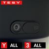 TESY Copri Webcam per Auto Compatibile con Tesla Model Y 3 Cybertruck, Protezione Privacy Scorrevole per Tutte le Webcam, Compatibile con PC e Laptop