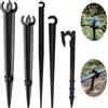 NONE 3/5mm 4/7mm 8/11mm staffa per tubo 16mm supporto per steli fissi 4/1 "tubo Micro-Spray irrigazione a goccia supporto per gocciolatore asta di inserimento a terra