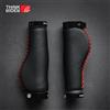 Manopole per manubrio per bicicletta in fibra di pelle ThinkRIder City Bike Scooter MTB Cover Maniglia Bar End Blocco in alluminio antiscivolo