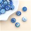 UQRUIDIYBEADS Perline di cristallo di Murano blu 9x12mm perline di vetro sfaccettato per gioielli che fanno collana di braccialetti di fascino accessorio fatto a mano fai da te