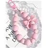 cuinaZavazadla Portachiavi con fiocco di perle rosa, catena per cellulare, borsa per auricolari, corda anti-smarrimento, portachiavi per auto, ciondolo con perline, accesso al ciondolo dello zaino