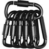 Sanke Rescue 4-6PCS Set di moschettoni per chiave campeggio sopravvivenza EDC portachiavi esterno clip in lega di alluminio moschettone tattico moschettoni