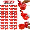 NONE 6-36 pezzi pollo anatra bere tazza abbeveratoio automatico mangiatoia per polli plastica pollame fattoria acqua potabile tazze facile installazione