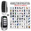 KUANGZIPENG Duplicatore multifrequenza 280-868 MHz Codice fisso e rotolante 433 MHz Trasmettitore portatile per telecomando per porta del garage