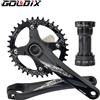 GOLDIX 104BCD MTB Guarnitura 165mm 170mm 175mm manovella rotonda/ovale corona 32T/34T/36T/38T denti larghi stretti pignone per montagna