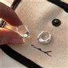 Ventfille Orecchini in argento sterling 925 per donna Cerchio per l'orecchio Versatile dolce ragazza Moda Jewery Regali di Capodanno Accessori