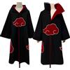 HOLOUN Costume Cosplay Anime Uchiha Itachi Sasuke, Mantello Ricamato della Squadra Hawk, Pain Konan Sasori, per Halloween e Natale, Taglie S-2XL
