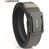 TUSHI Cintura tattica militare per uomo Robusta nylon con fibbia automatica in metallo Cintura da servizio della polizia Cintura da esterno Accessori sportivi IPSC