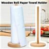 NONE Porta asciugamani di carta in rotolo di legno da cucina Porta fazzoletti da bagno Tavolo da pranzo Porta tovaglioli verticale Accessori per riporre i servizi igienici