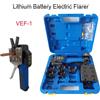 NONE Batteria al litio elettrica Flares VEF-1/-2 Espansore per tubo in rame Espansore per bocca a campana Condizionatore d'aria con 5/8/9 mandrini