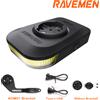 RAVEMEN Luce Diurna per Bicicletta RAVEMEN FR300 FR160, Supporto AOM05 Compatibile con GPS Garmin Wahoo, Luce Frontale per Visibilità Laterale e Sicurezza
