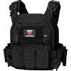 NONE Artex Nuovo gilet da combattimento 6094 gilet tattico con taglio laser leggero staccabile rapido attrezzatura nera per trasportare attrezzature da combattimento airsoft