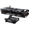 Conded Supporto per scheda grafica in alluminio Staffa per scheda video Custodia per PC Accessori fai da te Staffa di supporto GPU per ventola da 12/14 cm
