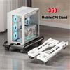 BEISHI Nuovo supporto CPU Staffa regolabile Supporto per PC Carrello Supporto per torre per computer mobile con ruote girevoli Supporto da tavolo regolabile