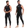 ZCCO Muta da sub in neoprene da uomo 3mm Muta intera senza maniche Traspirante ad alta elasticità Apnea Costumi da bagno estivi Canoa Guado