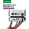 UGREEN Mac Mini Docking Station USB HUB Tipo-C a DP 4K240Hz M.2 NVMe Slot SSD 10Gbps USB-A Splitter SD e TF 3,5MM per Mac Mini M4