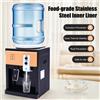 NONE Distributore elettrico di raffreddamento dell'acqua calda e fredda Distributore d'acqua versatile da tavolo con caricamento dall'alto per l'home office (110 V USA / 220 V UE)