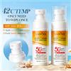 SADOER Spf 50+ Crema solare spray Creme sbiancanti per viso Tutto il corpo Protezione solare Bloccante Protezione solare viso antietà