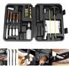 NONE Kit di Pulizia Universale con Spazzola per Canna, Tamponi in Cotone, Set di Spugne e Asta per G19 M16 AR15 AK74, Accessori per la Caccia