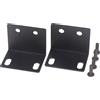 KOQZM 1 Set di giunzioni per montaggio a orecchio con montaggio su rack in metallo 1U con tappo a vite per host ricevitore sistema wireless per scatola telaio